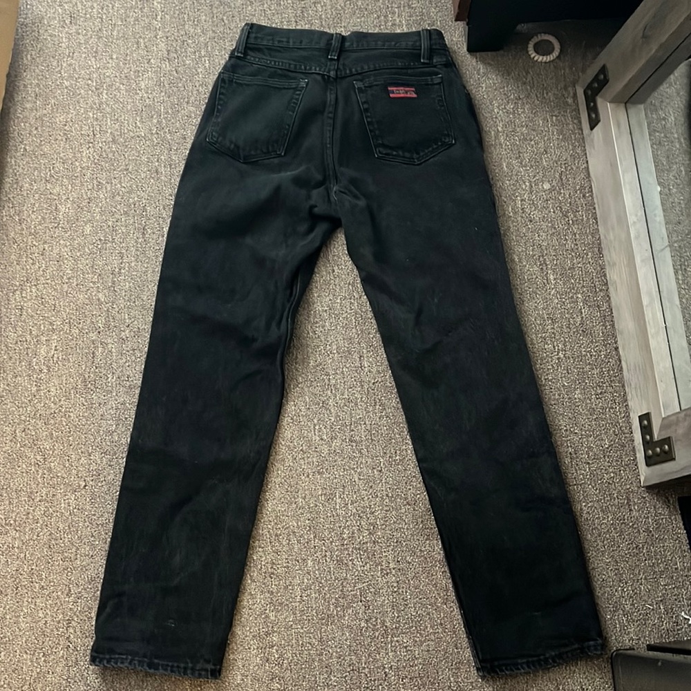 Black 20 regular jeans, straight leg